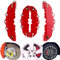 Caliper Covers, 2 Pairs Brake Caliper Covers, Red Style Front & Rear, Heat-Resistant High Precision Car Disc Brake Protector for Wheel Hub, Cover