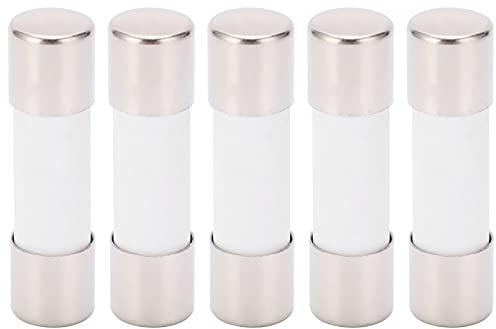 Kit de tubes à fusibles 5 pièces ensemble de protection photovoltaïque 1000 V DC 10 x 38 mm tubes à fusibles à action rapide pour systèmes de panneaux solaires et boîtes de (15A)