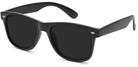 Fuisetaea Outdoor Retro Distance Polarized Myopia Sonnenbrille -2.00 Driving Tinted Grey Nearsighted Brille