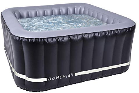N NETSPA Spa Gonflable carré Bohemian 2+2 Places