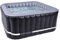 N NETSPA Spa Gonflable carré Bohemian 2+2 Places