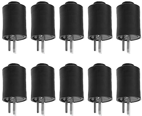 OTOTEC Lautsprecherkabelstecker für Lautsprecher, Verstärker, Subwoofer, Verstärker, Computer, PC, DVD-Player, Spielkonsole, Tastatur, 2-polig, 10 Stück