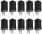 OTOTEC Lautsprecherkabelstecker für Lautsprecher, Verstärker, Subwoofer, Verstärker, Computer, PC, DVD-Player, Spielkonsole, Tastatur, 2-polig, 10 Stück