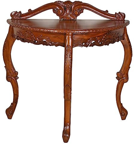 Mahagoni Konsolentisch Antik Beistelltisch Flurtisch Massivholz Wandtisch Tischkonsole 90cm mar251 Palazzo Exklusiv