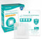 Waterproof Transparent Island Dressing Bordered Gauze – 50 Count, 4 x 4 Gauze Pads, Wound Care Pad with Adhesive Border - Sterile, Soft & Highly Absorbent Medical Grade Dressing Pad
