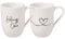 Villeroy & Boch - Statement set di tazze Lieblingsoma 2 pz., 280 ml, porcellana Premium, bianco