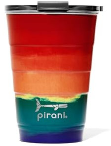 Pirani Ombre, isolierter, stapelbarer Tasse Becher, 473 ml, Sonnenuntergang