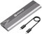 Skyerd M.2 NVMe PCIe SSD externe portable en aluminium de 1 To (SSD inclus), USB 3.1 Gen2 (USB-C 10 Gbit/s jusqu'à 1050 Mo/s), adaptateur pour ordinateurs de bureau, ordinateurs portables, Mac et plus
