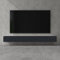 doporro Mobile Porta TV Sospeso 280 cm con 4 Ante Antracite Opaco, Credenza Bassa da Soggiorno Salotto, Madia Consolle per TV Fernsehschrank02
