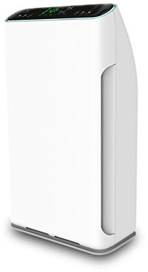Team Kalorik Luftreiniger mit Ionendiffusor, 3 Geschwindigkeitsstufen/Automatik/Schlafmodus, 80 W, Weiß, TKG AP 2000