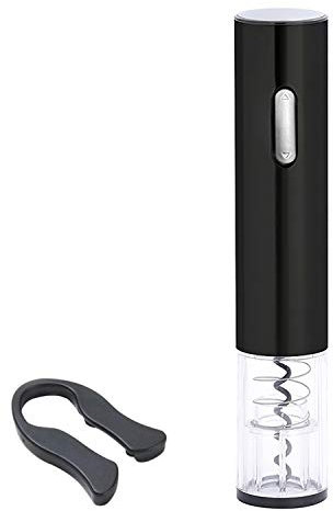 Sacacorchos Abrebotellas Electrico A Pilas (4 AA No Incluida) Con Descapsulador, Abridor Botella Vino, Saca Corchos Botella Vino