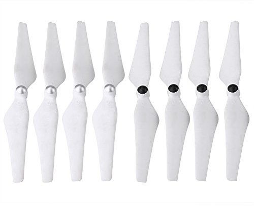 Bewinner 8Pcs Drohnen Propellerblätter, Quadcopter Blade Automatic Locking Propeller, selbstsicherndes Design, perfekte Ersatzpropeller für 1/2/3/3PRO/FC40/E300