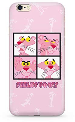 ERT GROUP Original und Offiziell Lizenziertes Pink Panther Handyhülle für iPhone 6, iPhone 6S, case Rosa Panther, Hülle, Case, Cover aus Kunststoff TPU-Silikon, schützt vor Stößen und Kratzern