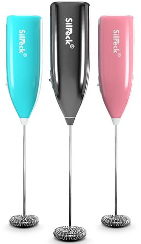 Milk Frother, Handheld Coffee and Cappuccino Mixer, Automatic Milk Foam Maker, Milk Frother Egg & Milkshake Whisk(Black)
