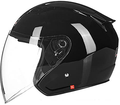 Motorradhelm Elektromotorrad Motorrad Halbhelm-ECE-Zugelassene Männer Und Frauen Vier Jahreszeiten Allgemeiner Halbbedeckter Batterieauto Atmungsaktiver Sonnenschutzhelm I,M