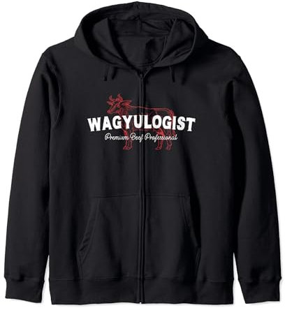 Wagyulogist Wagyu Rind BBQ Grillmeister Japan Steak Grillen Kapuzenjacke