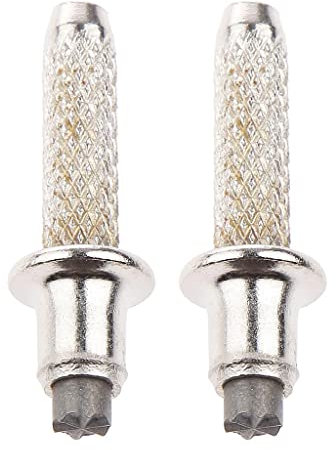 T TOOYFUL 2 Stück Bergstockspitze Metallspitze Stockspitze für Wanderstock Gehstock Trekkingstock Ersatzstabspitze