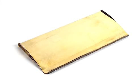 From The Anvil Aged Brass Small Letter Plate Cover