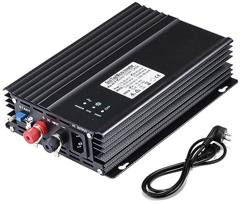 PMSUN 600W Grid Tie Inverter DC26V-45V MPPT Pure Sine Wave AC230V for 24V 36V Solar Panel, Adjutable 24V Battery Discharge
