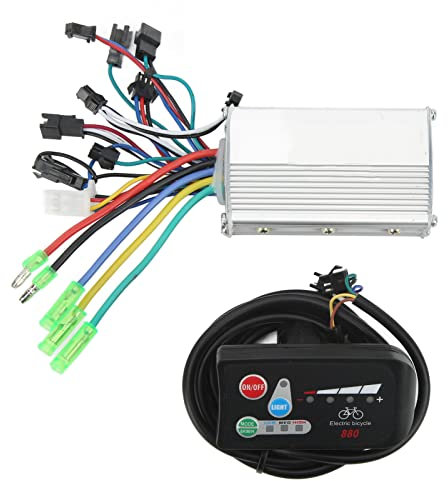 BuyWeek Elektrofahrrad Brushless Motor Controller Kit, 48V 250W 350W Bürstenlose Motor Controller 880 LED Anzeigetafel Kit für E-Bike Elektroroller E-Scooter