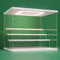 Nonemey Acryl Vitrine Schaukasten mit led 2/3/4/5/6 Stufen Display Case Box für Modellautos Figuren Collectibles (Weiß 4 Stufen 31.5x24.5x26.5cm)