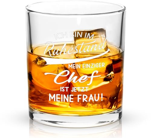 Joymaking Whisky Gläser Geschenke, Ruhestand Geschenk, Renteneintritt Geschenk Frau Männer, Abschiedsgeschenk Kollegin Rentner Geschenk Frau Mann, Rente Geschenke Whiskeyglas Geschenke für Männer 15oz