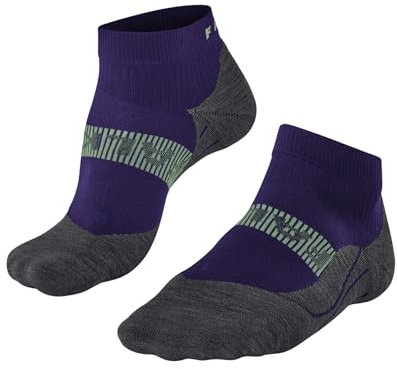 FALKE Damen Laufsocken RU4 Endurance Cool Short W SSO Funktionsmaterial antiblasen 1 Paar, Lila (Amethyst 8683) neu - umweltfreundlich, 37-38