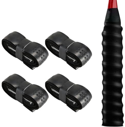 JTKREW 4PCS Griffband Tennisschläger, Rutschfestes Overgrip für Tennis, Badminton und Squash Schläger