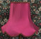 Paralume in tessuto clip-on moderno fucsia fatto a mano da 12,5 cm, ideale per applique o lampadari ShaoSu