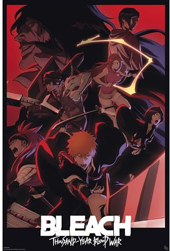 GB eye Bleach TYBW Group Key Art 61 x 91,5 cm / 24,2 x 35,8 Zoll Maxi-Poster – Gerollt geliefert – Kunstposter – Wandposter – Poster & Drucke | Bleach Merchandising