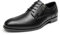 Bruno Marc Herren Anzugschuhe Schnürhalbschuhe Klassischer Business Derby Oxford Hochzeit Schuhe Schnürschuh Lederschuhe mit Reißverschluss,Size 43,Schwarz,SBOX2415M-E