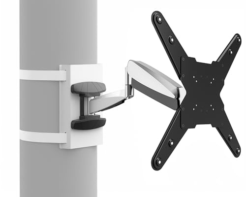 VIVO Exposed Column 40 to 70 inch TV Pneumatic Arm Pillar Mount for LED LCD Plasma Screens, Silver, Mount-TVCL1