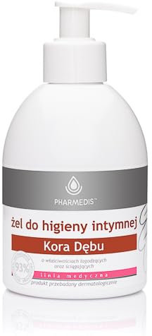 PHARMEDIS Intimhygiene Gel Intim Waschgel für Intimbereich - Waschlotion Damen Herren - Intim-Hygiene Mädchen - Intimwaschlotion Intimpflege mit Eichenrindenextrakt & Milchsäure sensible Haut 300 ml
