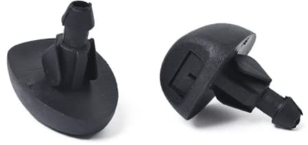1 coppia 6438V8 Auto parabrezza anteriore ugelli di lavaggio spruzzatore Jet Per Citroen C1 C2 C3 Per Peugeot 207 306 307 Sostituzione del getto di spruzzo del tergicristallo del parabrezza