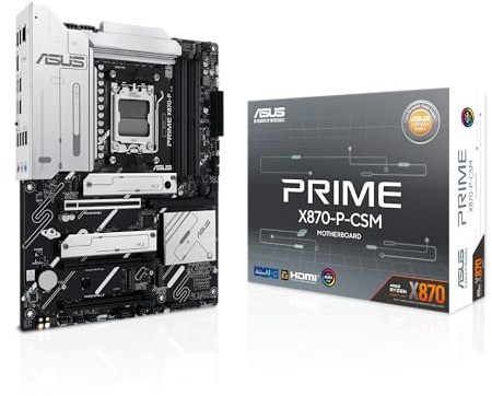ASUS Prime X870-P-CSM AMD Ryzen Serie 9000 AM5 Compatible con chipset X870 ATX Motherboard/Distribuidor Autorizado Nacional
