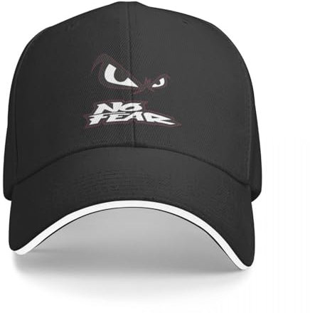 Atomstone Baseball Kappen NO Fear Baseball Cap Mann Caps Teehüte schwarz Hood Caps für Männer Damen Geschenk