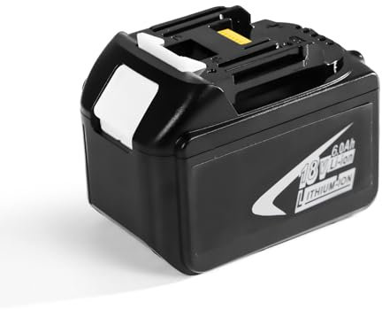 6.0Ah Replacement for Makita 18V Battery BL1850 BL1860B BL1850B BL1860 BL1840 BL1845 BL1830 BL1820B BL1815 194205-3 194230-4 Li-Ion LXT Battery with LED Indicator for All Makita 18V Power Tools