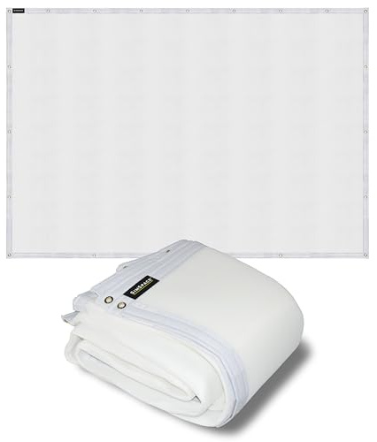 SimSpace Noise and Impact Absorbing Foam Backing for Impact Projector Screen - Premium Golf Accessories for Sound Dampening and Wear Reduction, Easy Bungee Cord Attachment