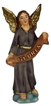 ZICOM Krippenfigur Engel Haifa barock ca. 8cm Polyresin handbemalt
