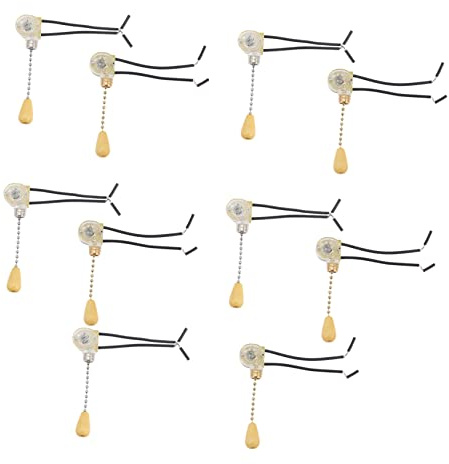 Artibetter 20pcs Ceiling Fan Pull Chain Pull Cord Lamp for Ceiling Light Fan Dimmable Switch