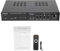 Wiefiche Amplificador de audio estéreo, receptor, 600 W, 5 canales, amplificador HiFi Bluetooth, con mando a distancia, amplificador digital completo para altavoces, rango de controlador de 6 m,