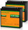 ECO-WORTHY 2-Pack 30AH LiFePO4 Leisure Battery with 4000-15000 Cycles & BMS Protection,Ideal for Trolling Motors, Wheelchairs, Scooters,RV