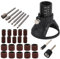 29pcs Rotary Tool Zubehör Kit, Multifunktional -Bohrbit -Schleif -Befestigungs -Set enthält Drehdateien -Drehbohrer und Hornplastikabdeckung, Elektro -Mahlkombination für DIY & Basteln