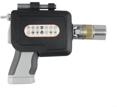 Yuanpgky 16-in-1-Ratschen-Schraubendreher-Set mit magnetischem Bithalter und 14 Bits für /4-Zoll-Antrieb, inklusive Verlängerungsstange und Gürtelclip-Etui (grau)