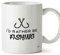 Hippowarehouse I'd Rather be Fishing Printed Mug Cup Ceramic 10oz