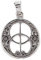 Windalf Britischer Schmuck-Anhänger Avalon Ø 2.2 cm Glücks & Wunsch Amulett Chalice Wells 925 Sterlingsilber