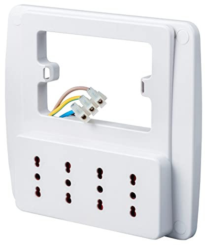 1PZ MULTIPRESA DA PARETE 'SMART' 4P BIPASSO RS94130
