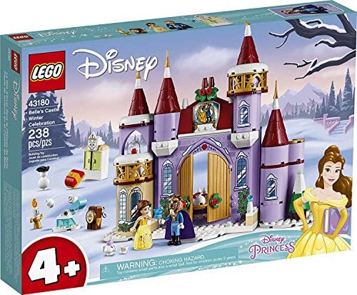 LEGO Disney Belle’s Castle Winter Celebration (43180) Disney Princess Building Kit; Makes a Great Birthday for Kids who Love Disney’s Beauty and The Beast, New 2020 (238 Pieces)