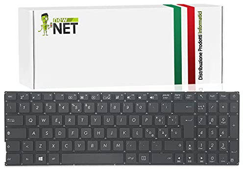 NewNet Keyboards - Tastiera Italiana Compatibile con Notebook ASUS Vivobook X540 X540L X540LA X540LJ X540M X540N X540NA X540NV X540UA F540 F540L