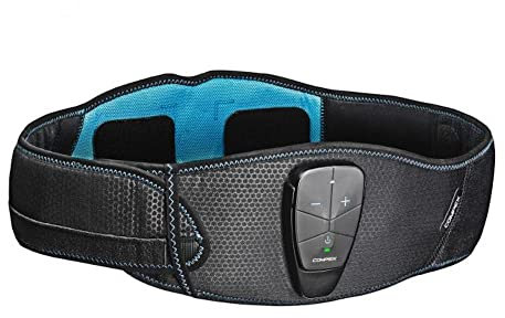 Compex Unisex-Adult Corebelt 5.0 Muskelstimulationsgürtel, schwarz, L/XL
